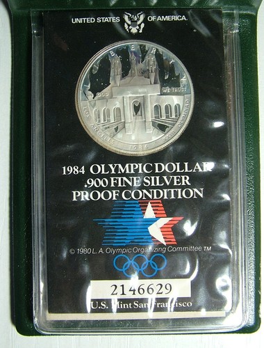Usa 1984 one silver - usa,