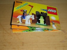 Lego Legoland Ritter 6034  gelocht Anleitung Bauanleitung ( D  )