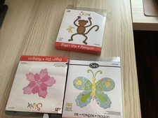 stanzschablonen,gebraucht,blume, schmetterling,affe