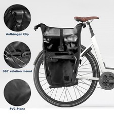 Gepäckträger Fahrradtasche Wasserdicht Gepäckträgertasche Packtasche 25 L