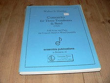 Blasorchester Noten # Concerto for three Trombones & Band  #