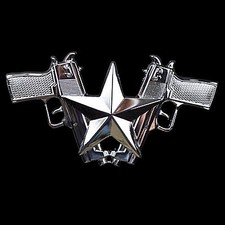 * Rockabilly Pistolen Chrom