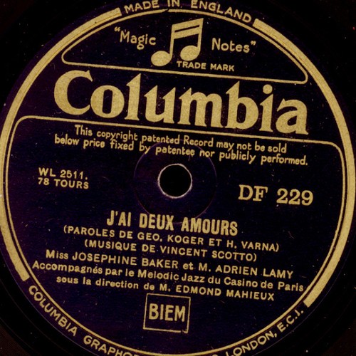 Josephine baker deux - baker,