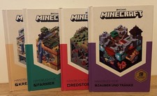 Minecraft Mojang x4, Handbuch für Farmer, Redstone, Kreative, Zauber & Tränke