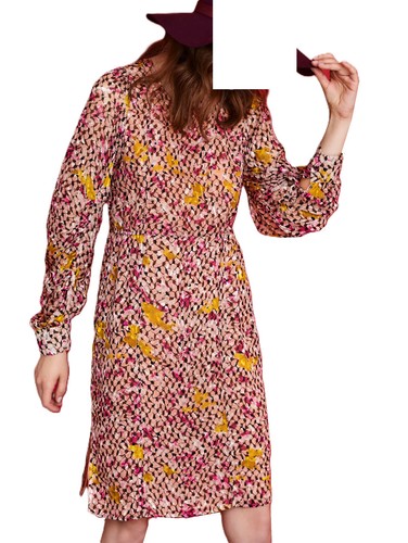 Lala berlin seiden kleid pink - kleid,