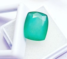 Natürlicher Smaragd Kissen