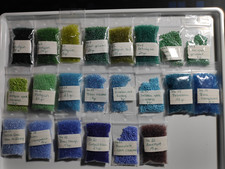 Rocailles  in diversen Farben