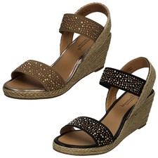 Damen savannah hohe wedge mit - savannah,