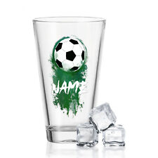 Leonardo Wasserglas mit UV-Druck "Fußball" mit Wunschname - Für Kinder