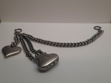 Charivari Trachtenschmuck Panzerkette mit 2 Anhänger