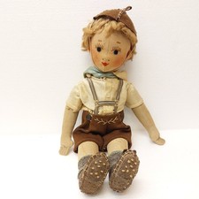 97714 alte stoffpuppe ca - stoffpuppe, l:ca