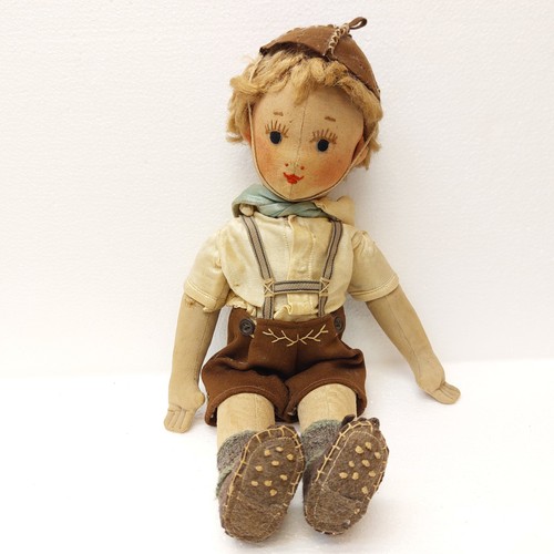 97714 alte stoffpuppe - x-97714 alte, l:ca