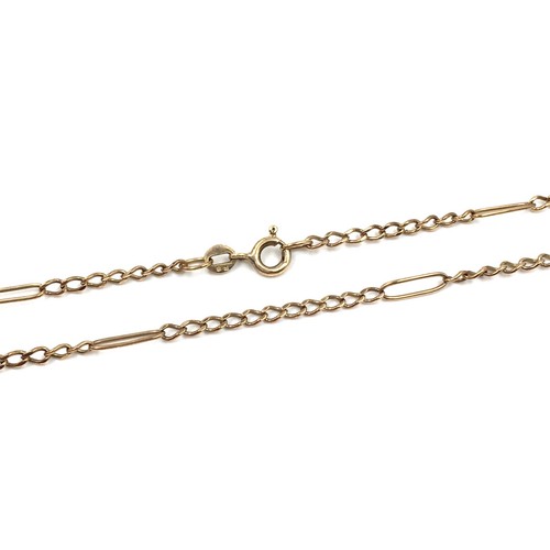8kt gelbgold figaro form - 8kt,
