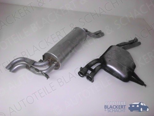 Auspuffset mitteltopf endtopf - auspuffset, mitteltopf+endtopf