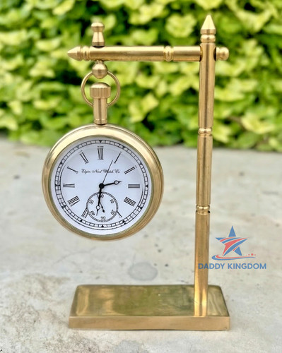 Uhr schöne maritime messing - uhr,