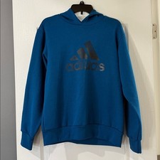 ADIDAS BLUE HOODIE SWEATSHIRT