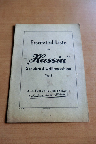 Ersatzteilliste hassia - ersatzteilliste,