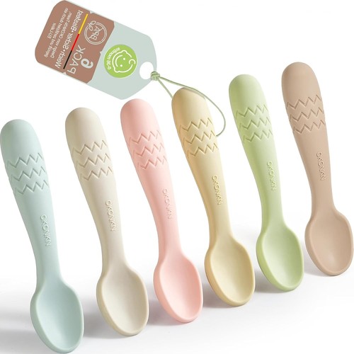 Flexibler babylöffel set - babylöffel,