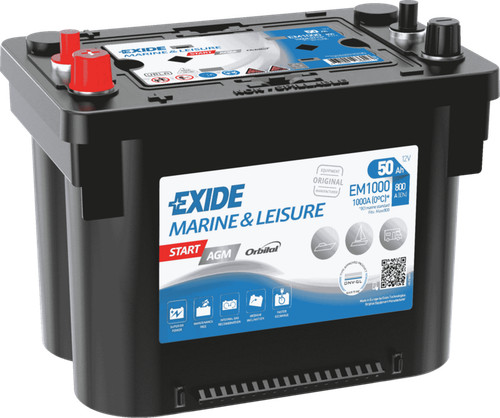 Starterbatterie exide em1000 - starterbatterie,