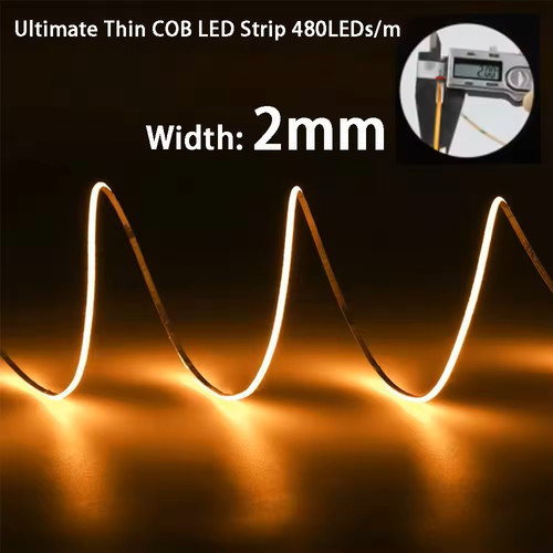 12v superdünne 2mm cob led - 12v,