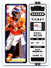 2022 Panini Contenders Football 30 Russell Wilson - Denver Broncos