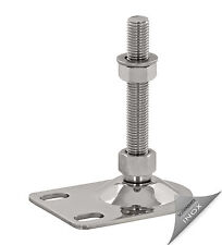 Nivellierfuß Stellfuß Maschinenfuß Gelenkfuß Edelstahl Ø 80mm M8-M30 BSFE80