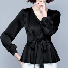 Rüschen Damen Satin