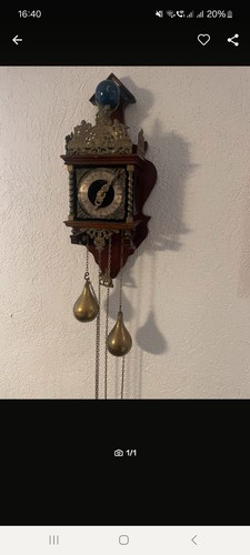 Zaanse wanduhr elck syn - „nu,