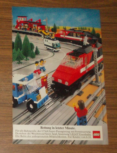 Seltene werbung lego - lego, trains