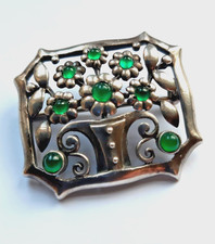 Karst Jugendstil Brosche 800er