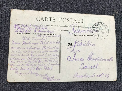 Feldpost weltkrieg 14 - feldpost,