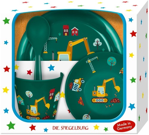 Geschirrset geschenkset bagger - geschirrset,