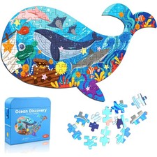 Kinder Puzzle Fisch Meer 108