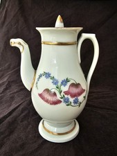 Fischer & Reichenbach Biedermeier Kaffeekanne Prunktasse Sammeltasse Porcelain