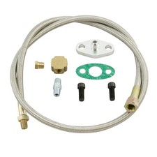 Öl Zulauf Leitung Set Adapter Turbolader für Garrett GT25 GT28 GT30 Restriktor