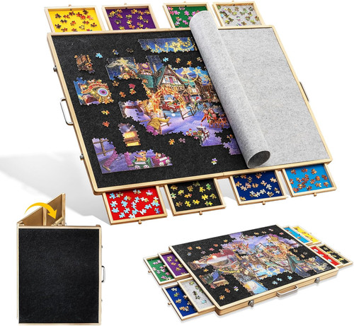 Faltbares puzzlebrett mit - mit, 8