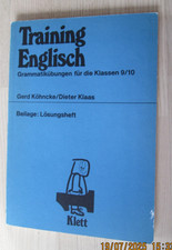 Köhncke/Klass: Training Englisch, Grammatikübungen für die Klasse 9/10