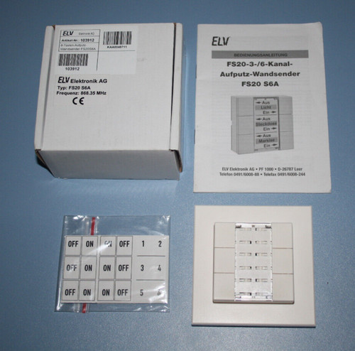 Elv fs20 s6a - elv,
