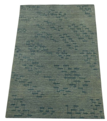 Gabbeh teppich himmelblau grau - teppich,