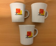 TASSEN KAFFEETASSEN TEETASSEN PORZELLAN KAHLA (030) / 3 Stk. MIT HONNEURS LOGO