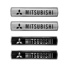 Für Mitsubishi Zubehör Kotflügel Abzeichen Aufkleber Logo Embleme Auto NEW
