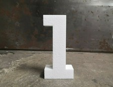 Styrozahl 25x5cm individuelle - styrozahl:,