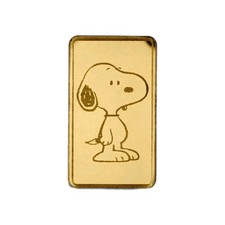 Goldbarren Peanuts ® Snoopy 75th Anniversary im Blister 999.9 Feingold 24 Karat