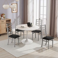 120CM Tulip Dining Table Set 4