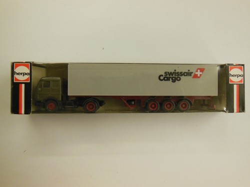 Herpa sattelzug swissair - mb,