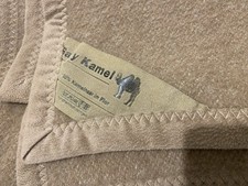 Decke aus Kamelhaar Baby Kamel Braun Ca 160x210 cm