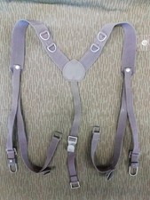 DDR NVA 1960er KOPPELTRAGEGESTELL Y-RIEMEN GRAU !!!