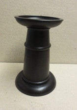 IKEA Kerzenständer Kerzenhalter Kerzenleuchter Holz schwarz 16,5 cm hoch selten