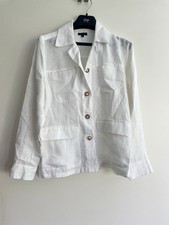 Blazer Leinen Weiß e.b