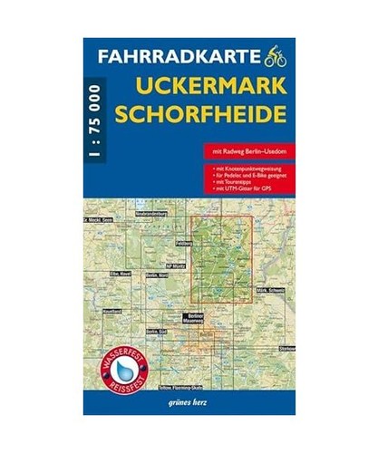Fahrradkarte uckermark - fahrradkarte,